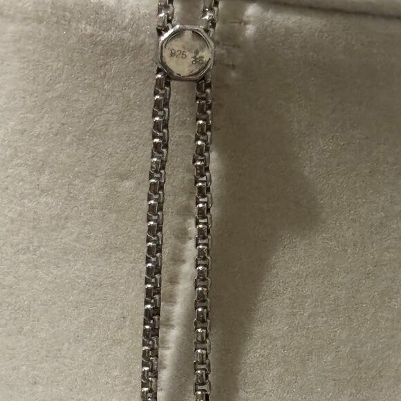 Diamond Heart Adjustable Sliding Chain on Bracelet - Picture 9 of 11